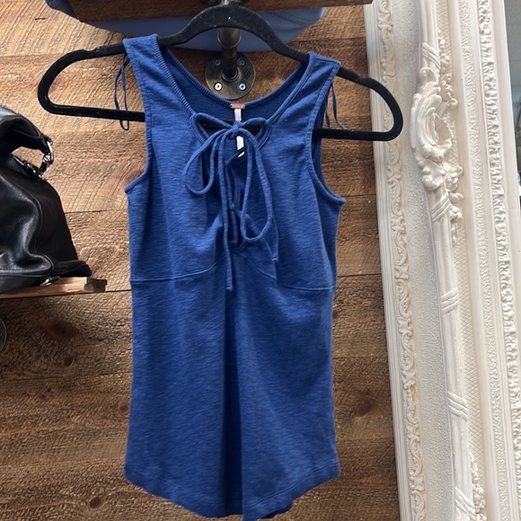 NWT Free People ribbed lace up tank top size XS - Picture 2 of 10